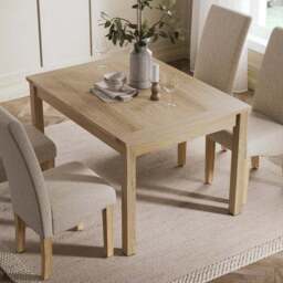 Olney Compact 4 Seater Rectangular Dining Table - thumbnail 2
