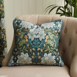 Loretta Floral Eyelet Curtains - thumbnail 5