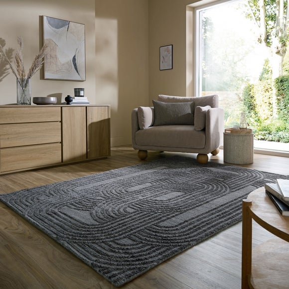 Interlock Geometric Rug - image 1