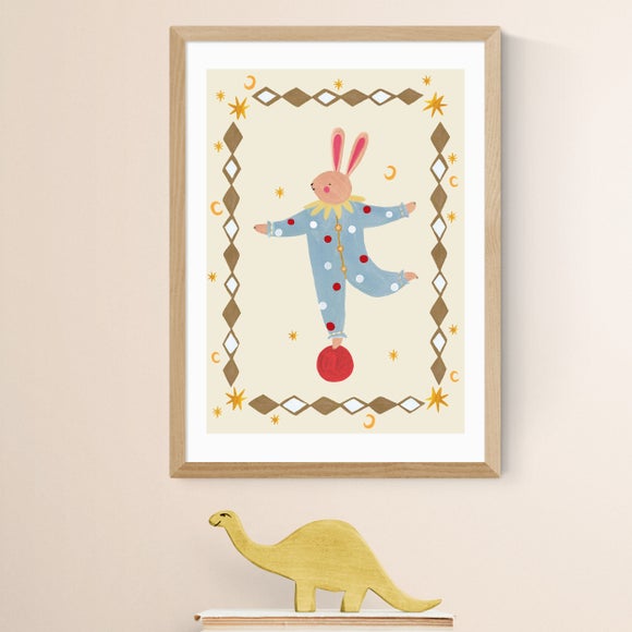 East End Prints Balancing Bunny Print - image 1