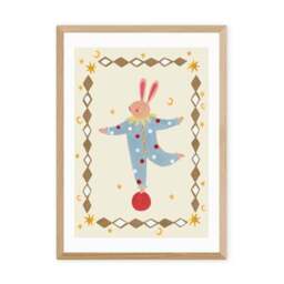 East End Prints Balancing Bunny Print - thumbnail 2