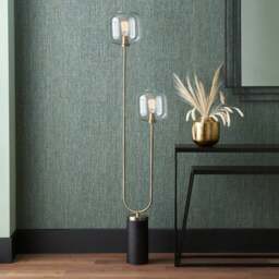 Florence Black Floor Lamp - thumbnail 1