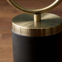 Florence Black Floor Lamp - thumbnail 3