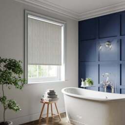 Whitsand Stripe Fire Retardant Blackout Made to Measure Roller Blind - thumbnail 3