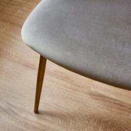 Kendall Dining Chair, Velvet - thumbnail 3