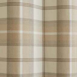 Highland Check Eyelet Curtains - thumbnail 3