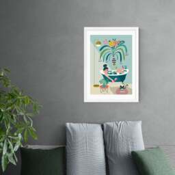 East End Prints Relaxing Bath Print - thumbnail 1