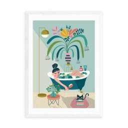 East End Prints Relaxing Bath Print - thumbnail 2