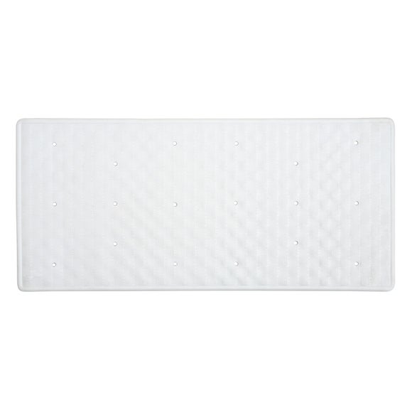 White Rubber Bath Mat