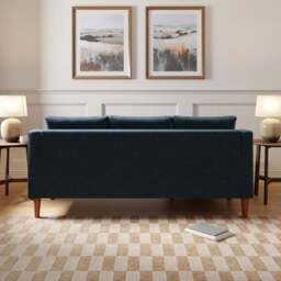 Hugo Velvet 3 Seater Corner Chaise Sofa - thumbnail 3