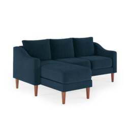 Hugo Velvet 3 Seater Corner Chaise Sofa - thumbnail 6