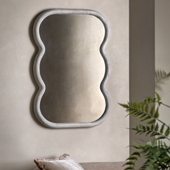 Arber Wavy Rectangle Wall Mirror - image 1