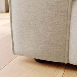 Abel Vintage Soft Chenille Snuggle Chair - thumbnail 5
