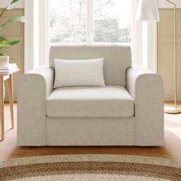 Abel Vintage Soft Chenille Snuggle Chair