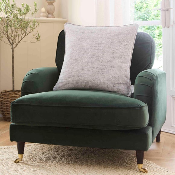 Churchgate Swithland Herringbone Square Cushion Cover - image 1