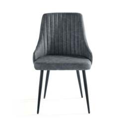 Shea Set of 2 Dining Chairs, Faux Leather - thumbnail 4