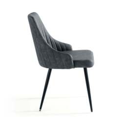 Shea Set of 2 Dining Chairs, Faux Leather - thumbnail 3