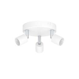 EGLO Essentials Stecci-E 3 Light Adjustable Semi Flush Spotlight - thumbnail 1