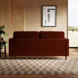 Zoe Casual Sit Velvet 3 Seater Sofa Bed - thumbnail 2