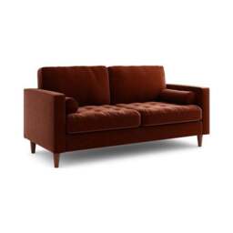 Zoe Casual Sit Velvet 3 Seater Sofa Bed - thumbnail 6