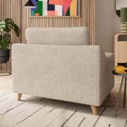 Baxter II Basket Weave Snuggle Chair - thumbnail 2