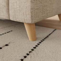 Baxter II Basket Weave Snuggle Chair - thumbnail 4