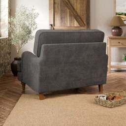 Beatrice II Soft Tonal Chenille Snuggle Chair - thumbnail 2