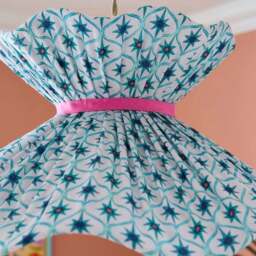 Sophie Robinson Wiggle Riad Star Easy Fit Pleated Lamp Shade - thumbnail 3