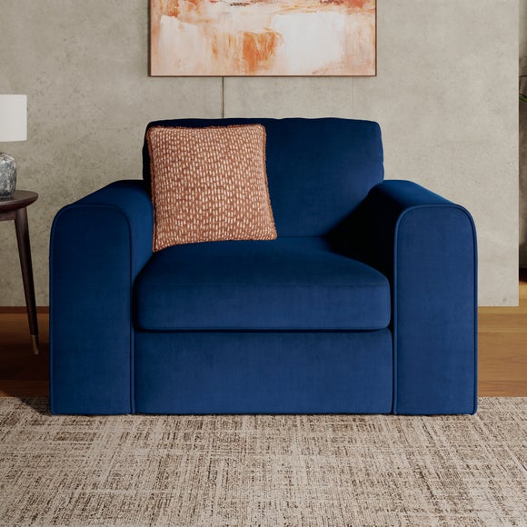 Abel Matte Velvet Snuggle Chair - image 1