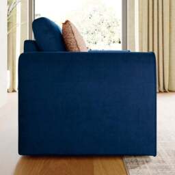 Abel Matte Velvet Snuggle Chair - thumbnail 3