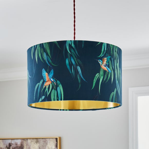 Kingfisher Drum Lamp Shade - image 1