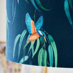 Kingfisher Drum Lamp Shade - thumbnail 3