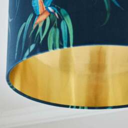 Kingfisher Drum Lamp Shade - thumbnail 4
