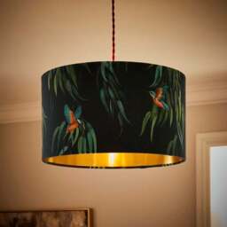 Kingfisher Drum Lamp Shade - thumbnail 2