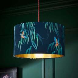 Kingfisher Drum Lamp Shade - thumbnail 6