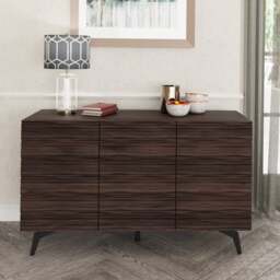 Ashcroft Large Sideboard, Dark Walnut - thumbnail 1