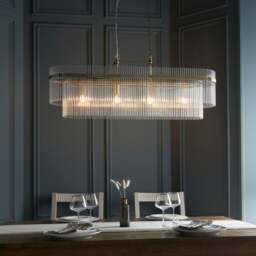 Vogue Langdon Art Deco 4 Light Adjustable Pendant Light