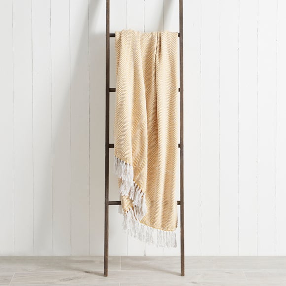 Jenson Herringbone Throw Blanket
