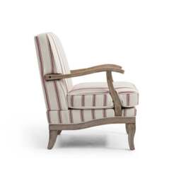 Esme Woven Folkstone Stripe Occasional Chair - thumbnail 5