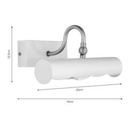 Remi Scalloped Adjustable Picture Wall Light - thumbnail 6