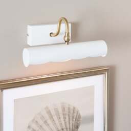 Remi Scalloped Adjustable Picture Wall Light - thumbnail 1