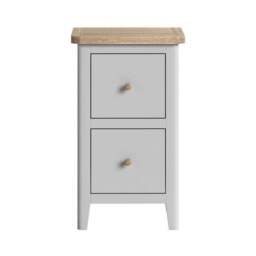 Bromley II 2 Drawer Slim Bedside Table - thumbnail 5