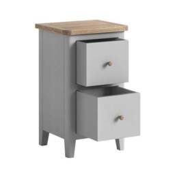 Bromley II 2 Drawer Slim Bedside Table - thumbnail 6