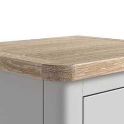 Bromley II 2 Drawer Slim Bedside Table - thumbnail 3