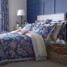 Dorma Samira Blue Oxford Pillowcase - thumbnail 2