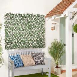Willow Trellis with Green Acer