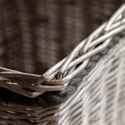 Cedar & Sage Set of 3 Aspen Woven Log Baskets - thumbnail 3