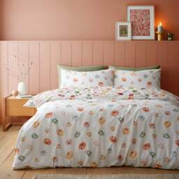Catherine Lansfield Pumpkins Duvet Cover and Pillowcase Set - thumbnail 3