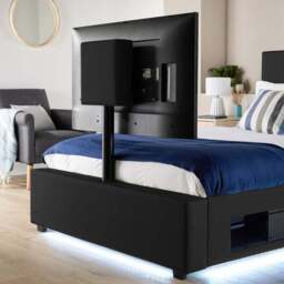 XR Living Ava TV Bed with LED Lights and TV Mount - thumbnail 2