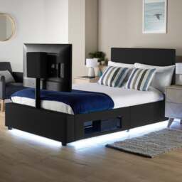 XR Living Ava TV Bed with LED Lights and TV Mount - thumbnail 1